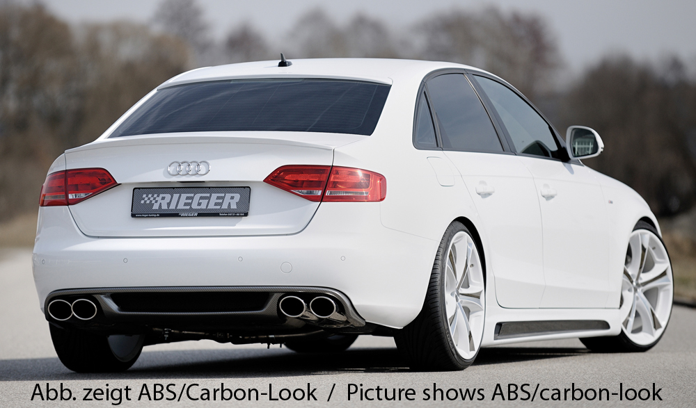 Diffuser Audi A4 B8 7-11 S4 Look Rieger