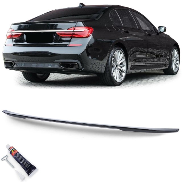Achterklep spoiler BMW 7-serie G11 G12 Glanzend zwart