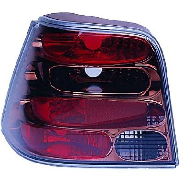 Achterlichten VW GOLF IV 97-03  Chroom/ROOKGLAS4 DEURS