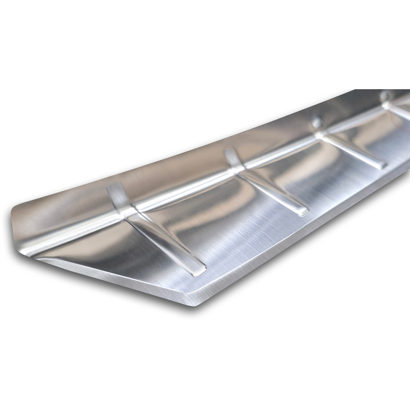Avisa Stainless Steel Rear Bumper Protector  KIA EV3 GT 2024- - Silver - 2-pieces