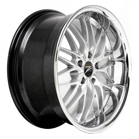 Z-Performance Two Hyper Silver Inox 8x18 5x120 ET38 Velgen