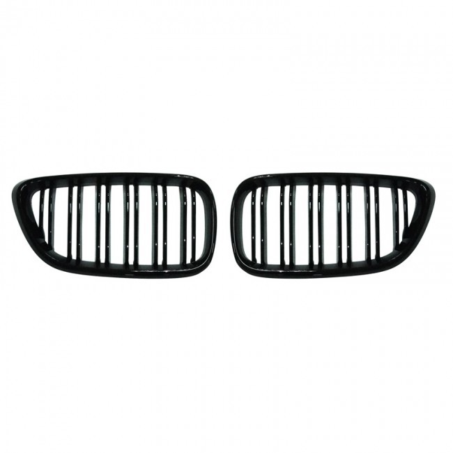 Grill Nieren BMW 2-Serie F22 2013-2016 M-Style Glanzend zwart