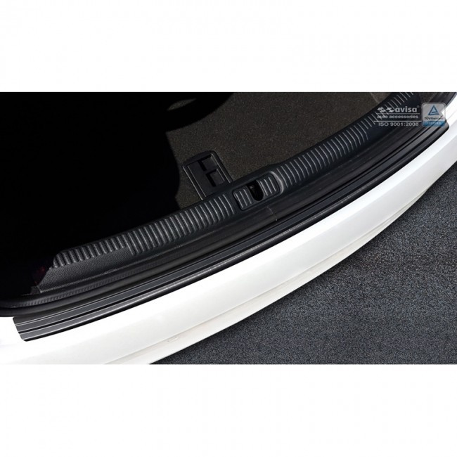 Achterbumperprotector Audi A3 8V Sedan Facelift 2016-  Zwart RVS