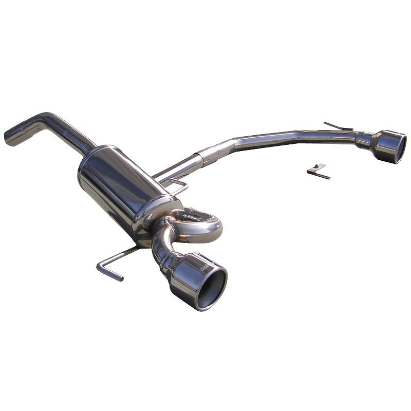 100% RVS Dubbele Sportuitlaat  Alfa Romeo 147 2.0 TS (150pk) 2001- Links/Rechts 102mm