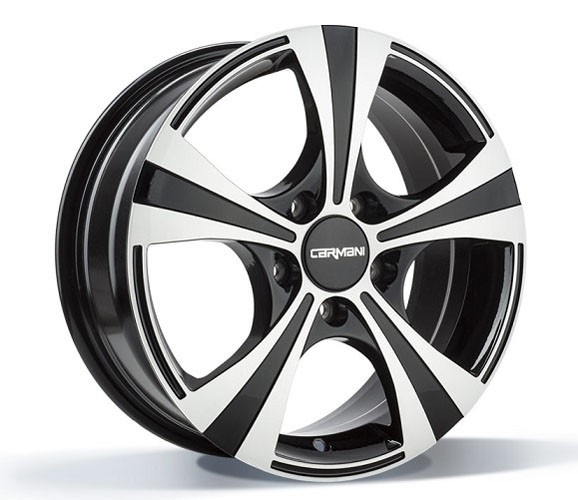 Carmani CA11 Rush 7,5x17 5x120 ET35 black polish Velgen