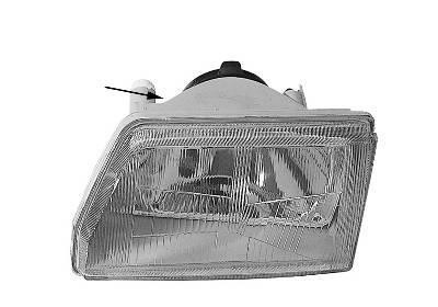 koplamp, H4, grijs huis, elektr verstelb, links Fiat Cinquecento