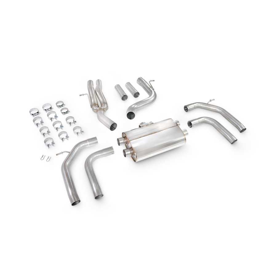 Audi RS3 8Y Saloon / Sedan 21 - Current ROW Non-GPF Model Resonated Cat/GPF-back system without valves