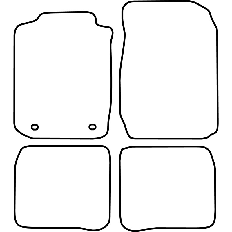 Set velour car mats  Toyota Corolla 1997-2002