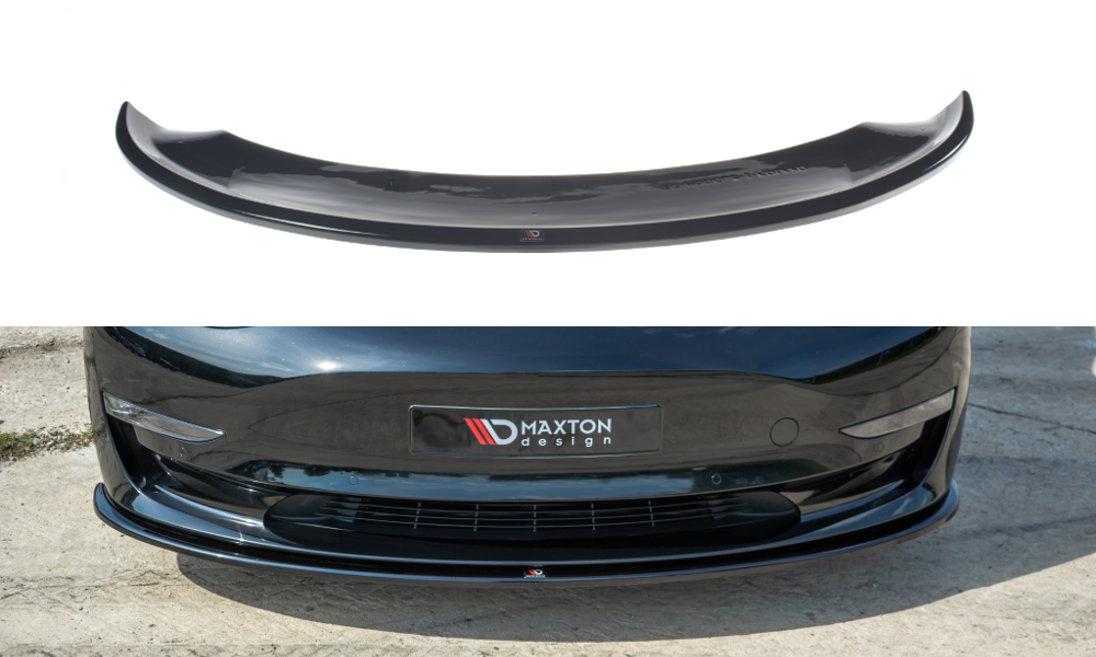 Voorspoiler Tesla Model 3 Gloss-Black