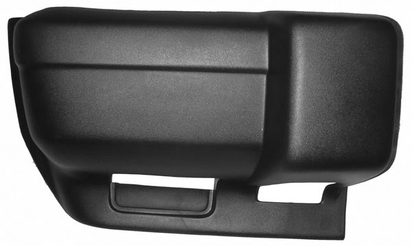 Bumper hoek rechts CHEROKEE 97-01 ZWART GESPOTEN