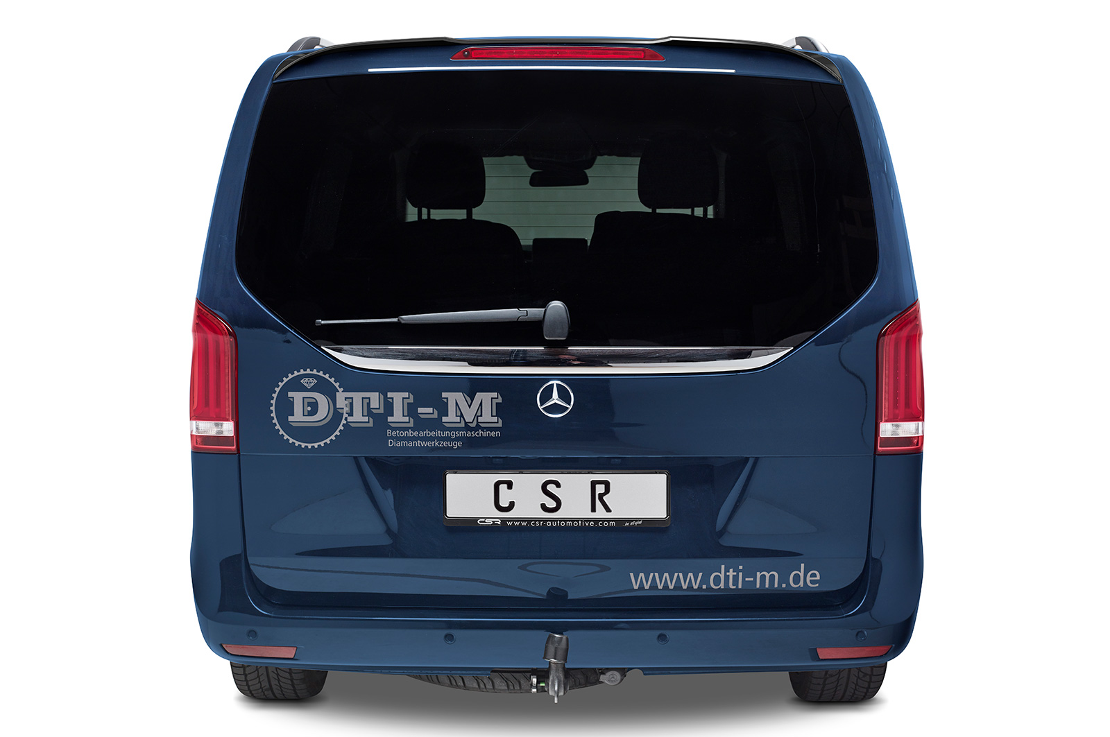 Spoiler Mercedes Benz V-Klasse (447) CSR glans Zwart