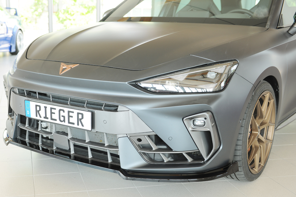 Voorspoiler voor Originele Cupra León KL (06.24-) glans zwart