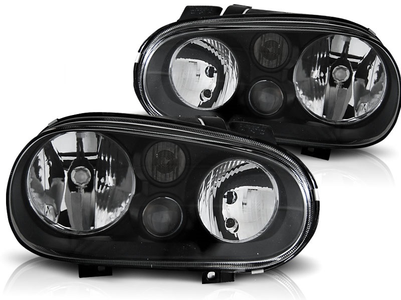 Koplampen VW GOLF IV 97-03 zwart