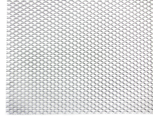 Race mesh aluminum - diamond design 6x10mm - 135x30cm