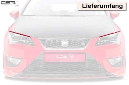 Koplampspoilers Seat Leon 3