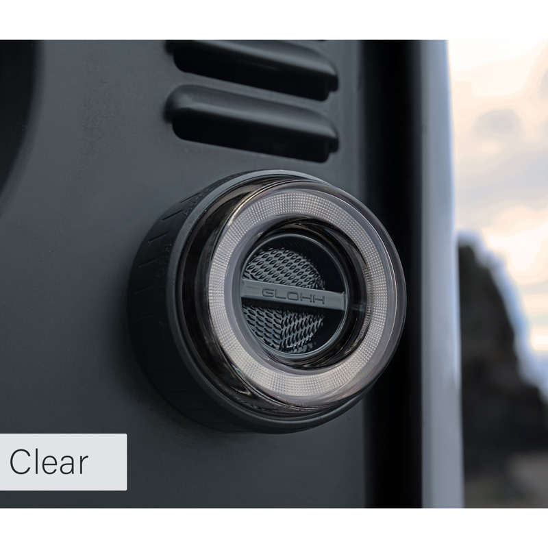 Glohh GL-2 LED Front Lights  Landrover 90/110 1983-1990 & Defender (LD) 1990-2016 - Clear (4-pieces)