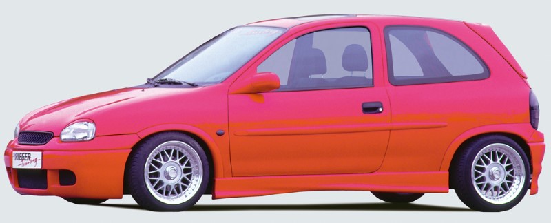 Zijskirts Opel Corsa B Niet GSI Rieger