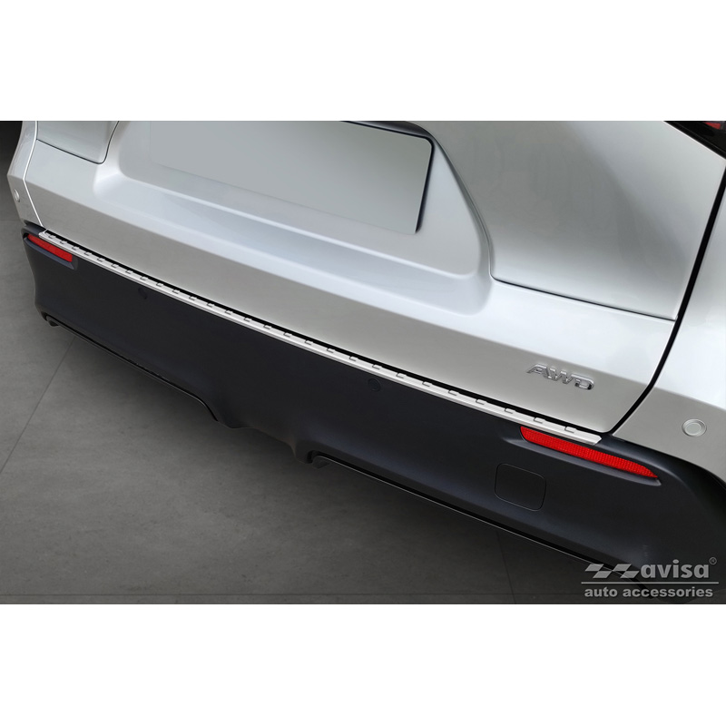 Stainless Steel Rear bumper protector  Toyota bZ4X 2021- & Subaru Solterra 2022- 'Ribs'