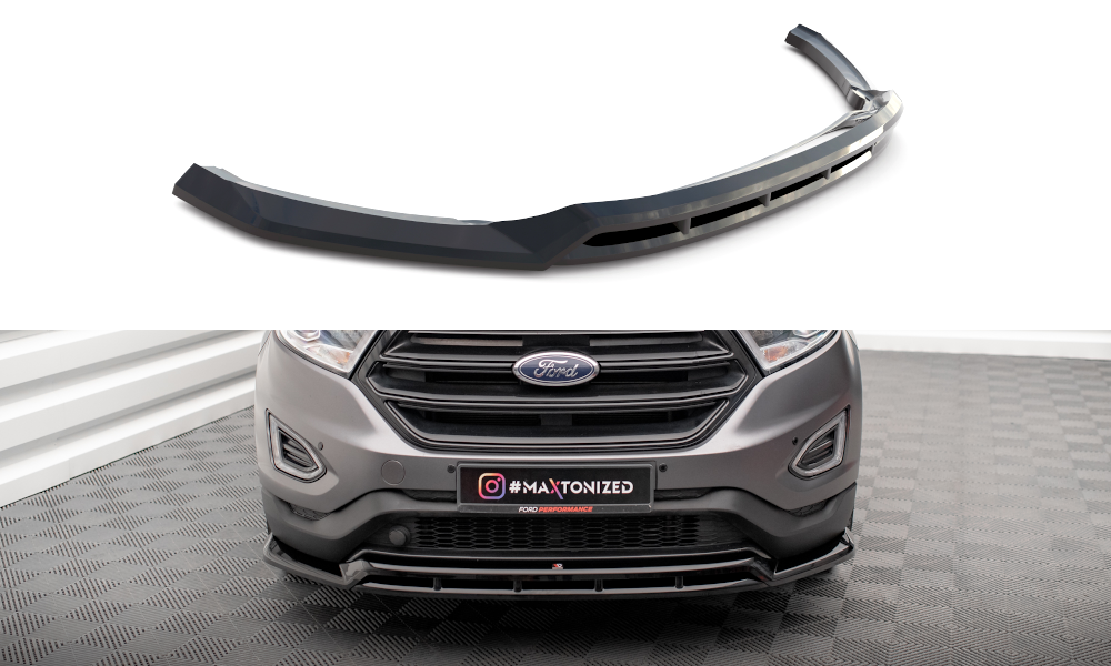 Voorspoiler Ford Edge Maxton Glans Zwart