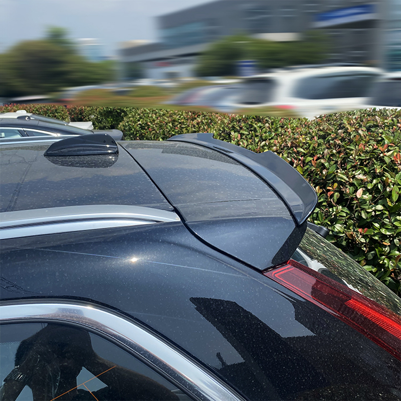 Dakspoiler (Spoiler Cap)  Volvo XC60 II R-Design 2017-2021 & Facelift 2021- (ABS Glanzend zwart)