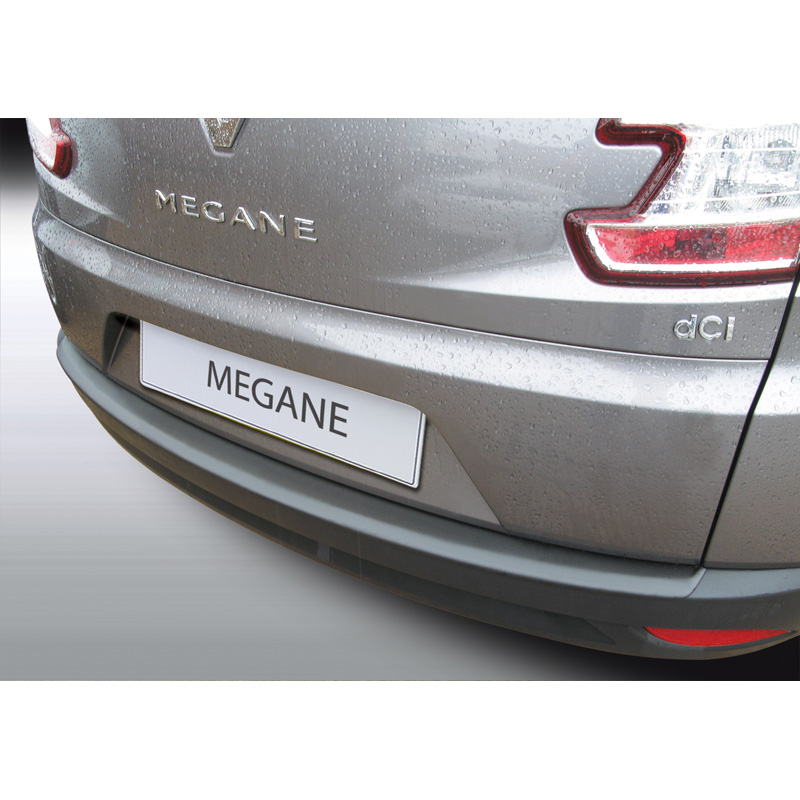 ABS Rear bumper protector  Renault Megane Grandtour 2009-2016 Black