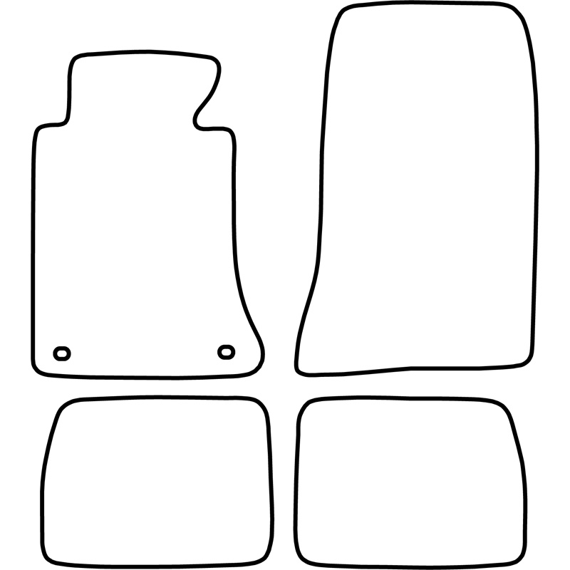 Automatten  Mercedes E Klasse W124 1985-1995