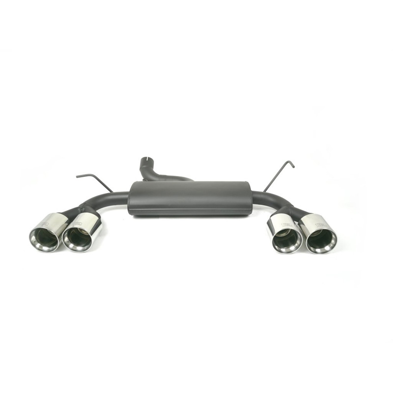 Double sport exhaust  Jeep Wrangler (JK) 2.8 CRD 4WD 130kW 2007-2018 2x 100mm