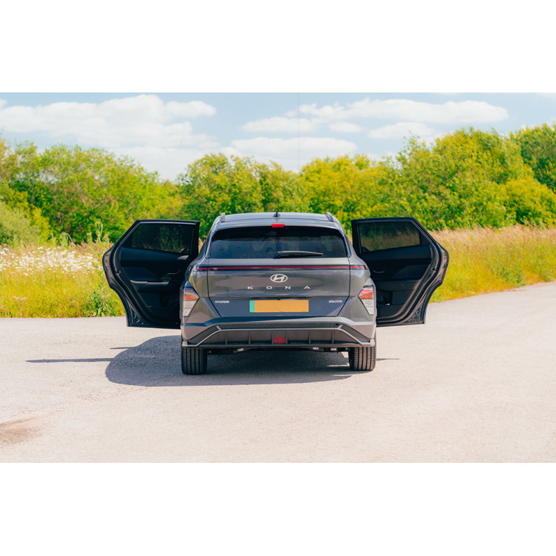 Set Car Shades (rear side doors)  Hyundai Kona II 5 doors 2024- (2-pieces)