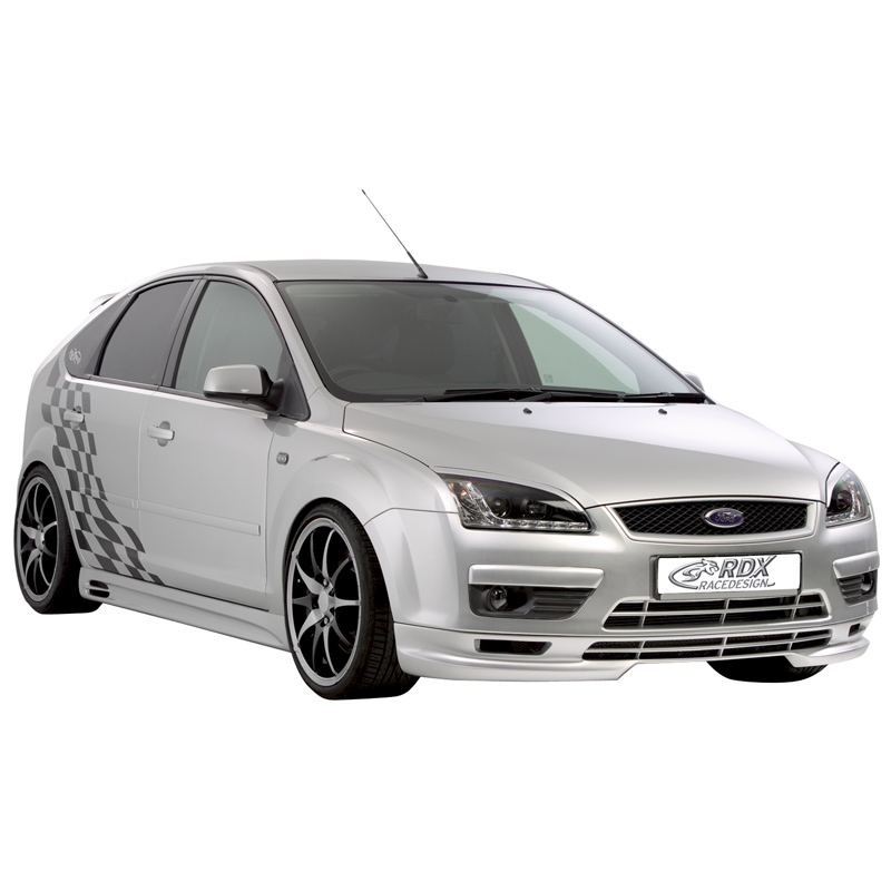 Front spoiler  Ford Focus II 2005-2008 excl. ST (PU)