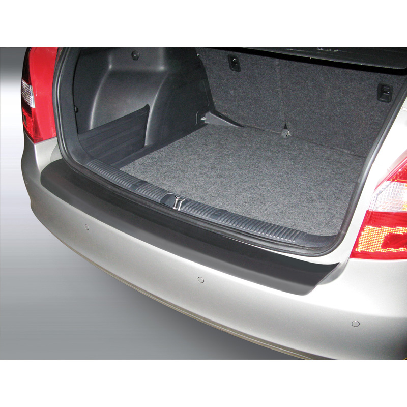 ABS Rear bumper protector  Skoda Fabia combi 2010-2014 Black