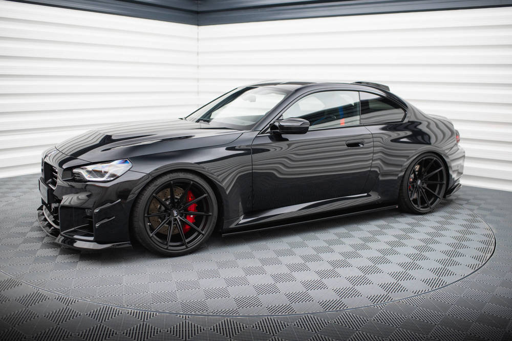 Zijskirts V.3 BMW M2 G87 Maxton Glans Zwart