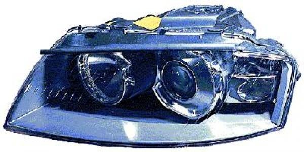 Koplamp links Audi A3 8P 03-08 TYC D2S+H7