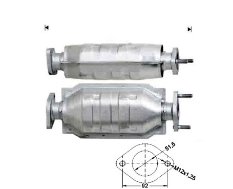 Mitsubishi SPACE STAR 1.3i 1299 cc 61 Kw / 83 cv 4G13 Magnaflow