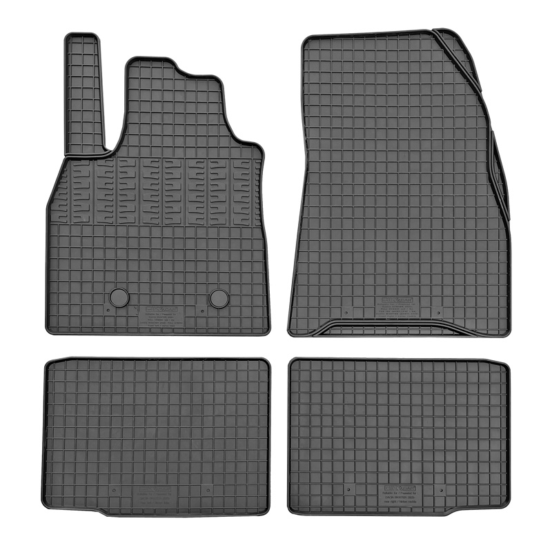 CIKCAR Rubber car mats set  Dacia Bigster Full Hybrid 2024- (4-pieces + fixing system)