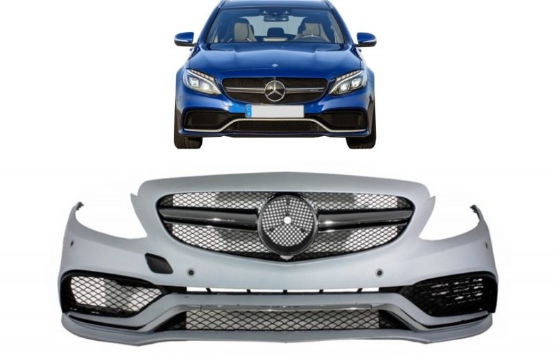 Voorbumper Mercedes W205 C63 AMG look