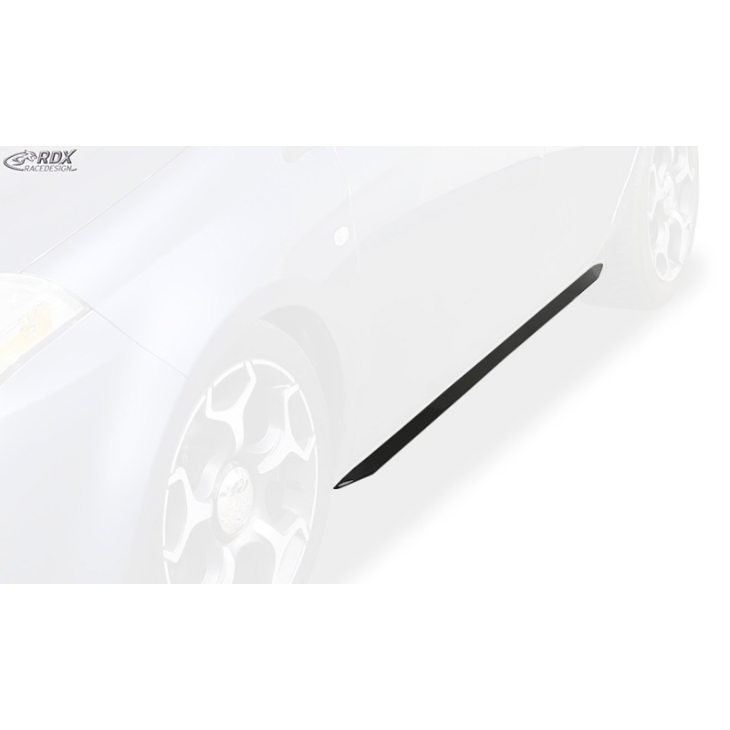 Side skirts 'Slim'  Fiat Bravo 2007-2014 (ABS glossy black)