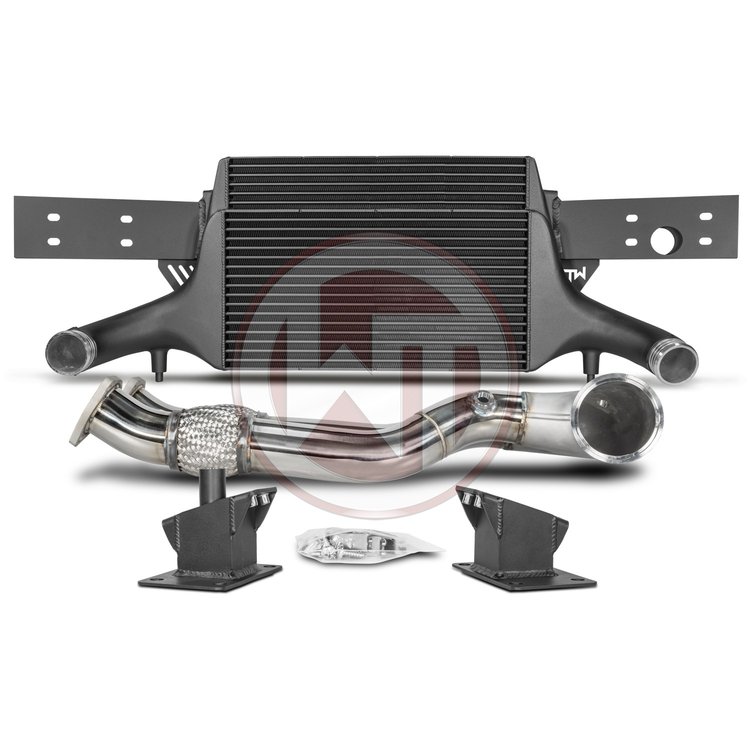 Audi TT/TTS/TTR/TTRS 8S 2015- Wagner Comp. Pakket: Intercooler EVO 3 + Downpipe zonder kat