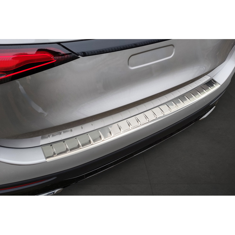 Stainless Steel Rear bumper protector  Mercedes GLC II (X254) 2022- 'Ribs'