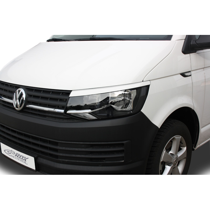 Koplampspoilers  Volkswagen Transporter T6 2015- (ABS)