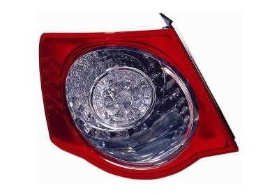 achterlicht, incl fittingdeel, links VW Jetta, 2005-2010