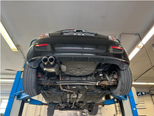 Fiat 500/ 500C final silencer - 2x80 type 25