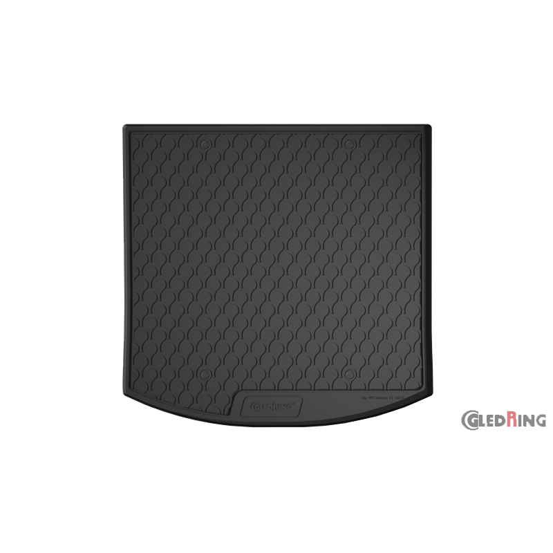 Rubbasol (Rubber) Trunk mat  Volkswagen Touran 2003-2015 (5-persons) (Upper floor)