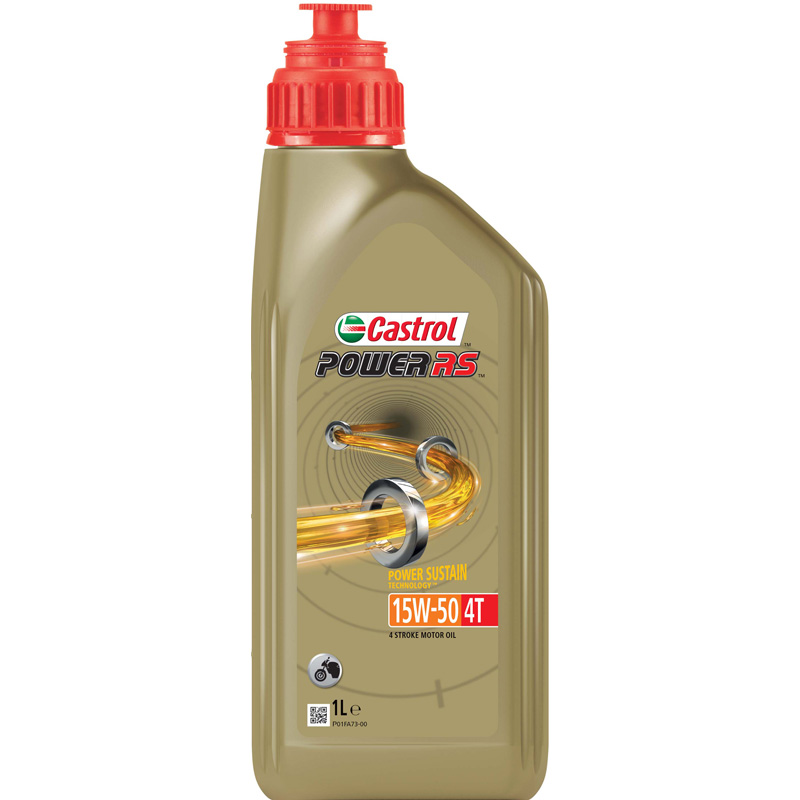 Castrol Motorolie Power RS 4T (4-takt) 15W-50 1-liter