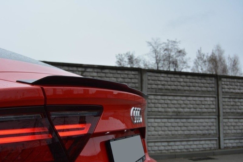Spoilerkap Audi S7 / A7 S-Line C7 / C7 FL Glanzend Zwart Maxton