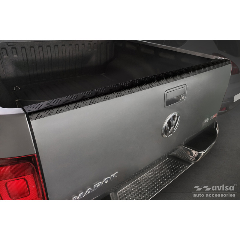 Aluminium Pickup Achterklep beschermlijst  Volkswagen Amarok 2010- Zwart