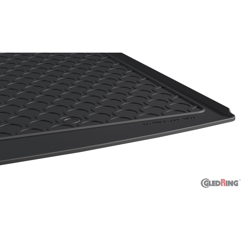 Rubbasol (Rubber) Trunk mat  Volkswagen Caddy Life 5-doors 2010-2015 & 2015-2020