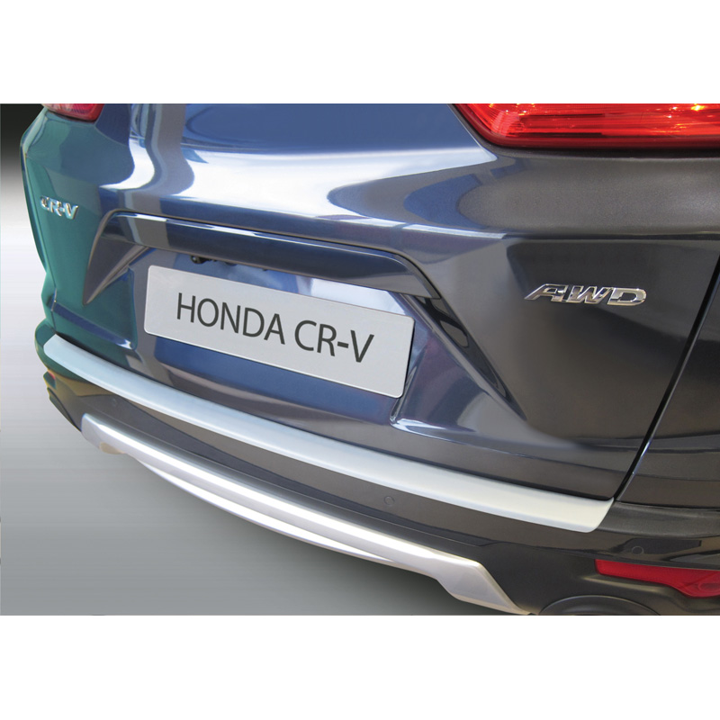 ABS Rear bumper protector  Honda CR-V V (RW) 2018- Silver