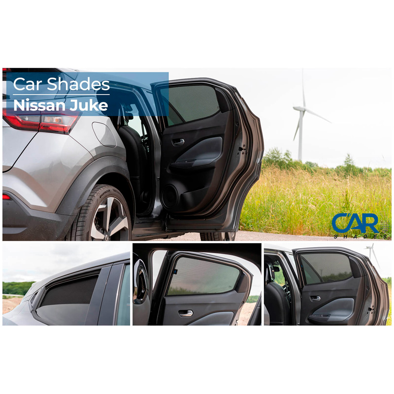 Set Car Shades (rear side doors)  Nissan Juke II 5 doors 2019- (2-pieces)