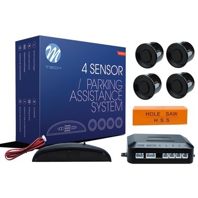 Parkeer Sensoren CP4 zwart M-Tech