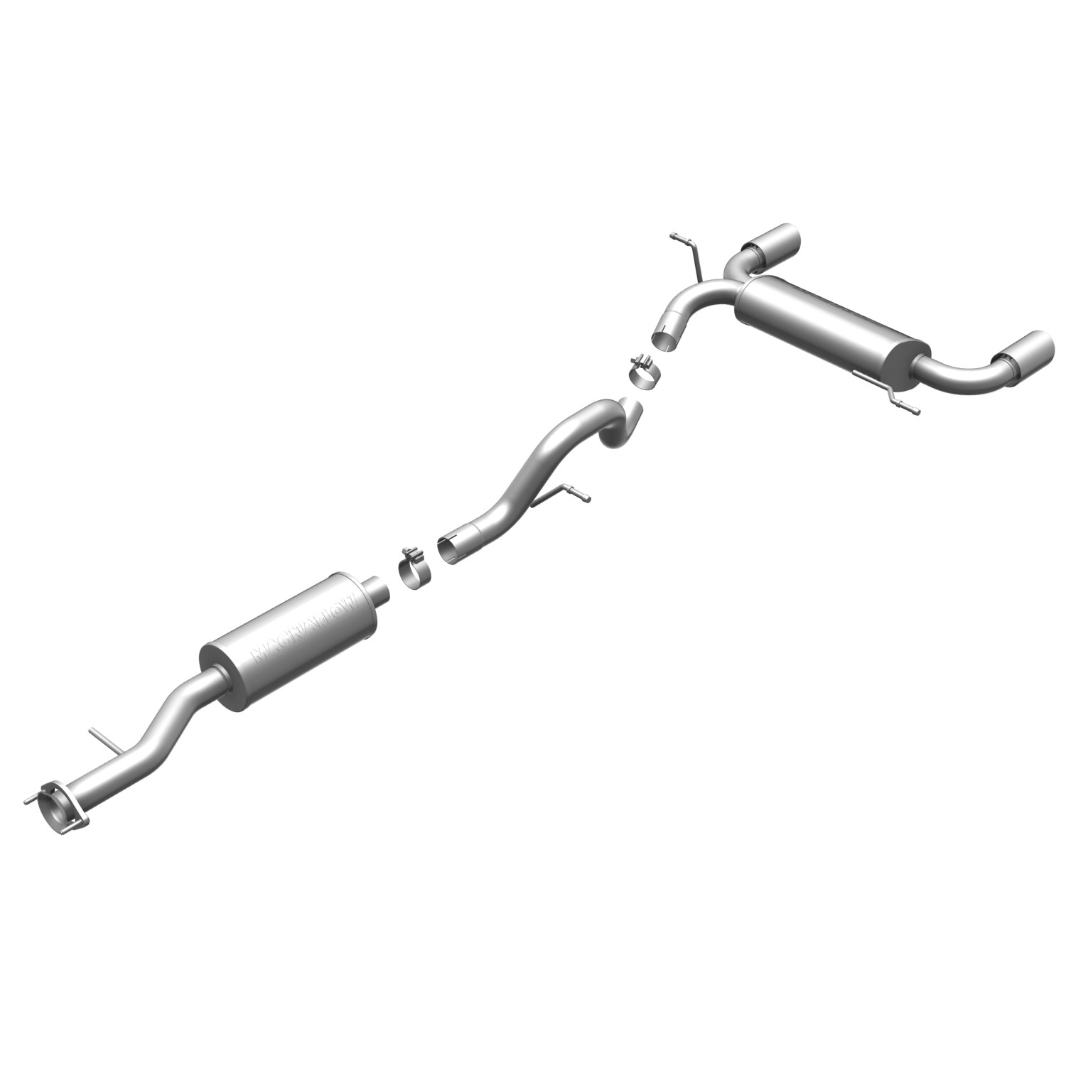 Hummer Cat-Back 05 Hummer H3 3.5L Magnaflow Cat-Back